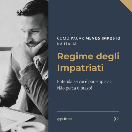 Material visual sobre o Regime degli Impatriati